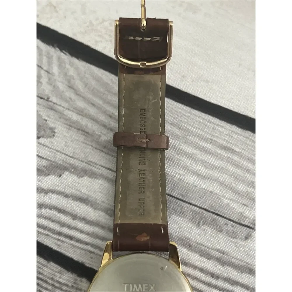 Timex Indiglo Gold Tone Quartz Watch